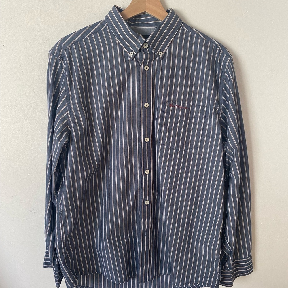 Ben Sherman Striped Button Down Oxford
